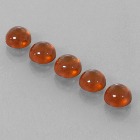Pedras preciosas de granada hessonita laranja natural de  ct, transparente, transparente/translúcido