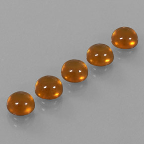 Pedras preciosas de granada hessonita laranja natural de  ct, transparente, transparente/translúcido