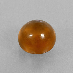Granada hessonita laranja natural 2,44ct, transparente, transparente/translúcido