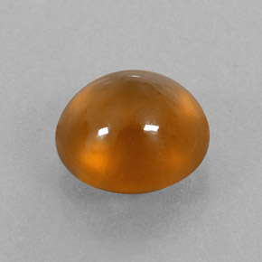 Granada hessonita laranja natural 3,80ct, transparente, transparente/translúcido