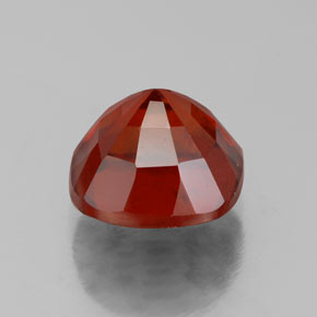 Granada hessonita laranja natural 3,08ct, almofada cortada, VS