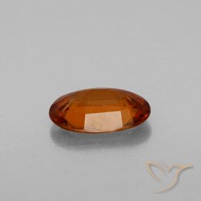 granada hessonita Laranja Profundo Natural 1.57ct, oval, VS
