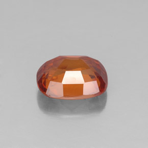 Granada hessonita laranja natural 1,84ct, almofada cortada, VS-SI