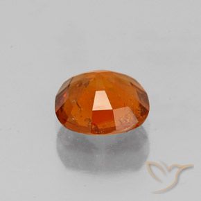 granada hessonita laranja avermelhado Natural 1.22ct, Almofada, SI