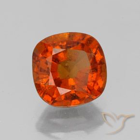 granada hessonita fogo laranja Natural 1.72ct, Almofada, VS-SI