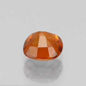 Granada hessonita laranja natural 0,81ct, almofada cortada, VS-SI