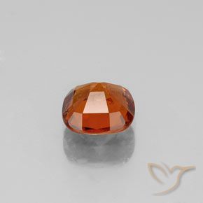 granada hessonita Laranja Profundo Natural 0.99ct, Almofada, VS-SI