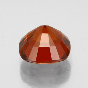 Granada hessonita laranja natural 2,61ct, almofada cortada, VS