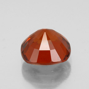 Granada hessonita laranja natural 2,27ct, almofada cortada, VS-SI