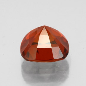 Granada hessonita laranja natural 2,32ct, almofada cortada, VS-SI