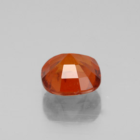 Granada hessonita vermelho natural 2,21ct, almofada cortada, VS-SI