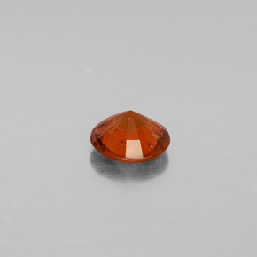 Granada hessonita laranja natural 1,02ct, corte redondo, SI