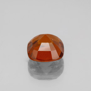 Granada Hessonita Vermelho brilhante Natural 2.16ct, Almofada cortada, VS-SI