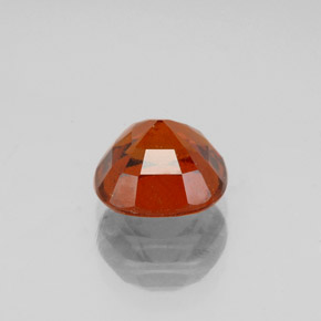 Granada hessonita vermelho natural 2,12ct, almofada cortada, VS-SI