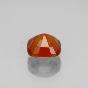 Granada hessonita laranja natural 1,78ct, almofada cortada, VS-SI