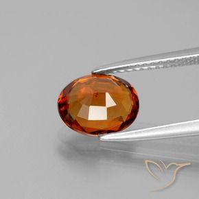 granada hessonita Laranja Profundo Natural 2.08ct, oval, VS-SI