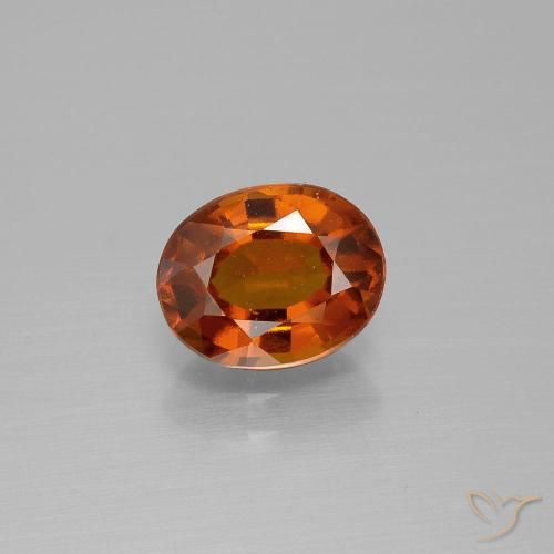 1.60ct Natural Laranja Médio granada hessonita, oval, VS