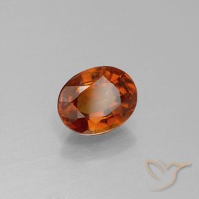 granada hessonita Laranja Médio Natural 1.60ct, oval, VS