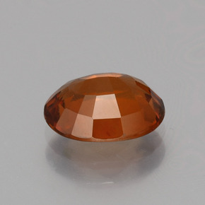 Granada Hessonita âmbar laranja Natural 1.86ct, Corte Oval, VS