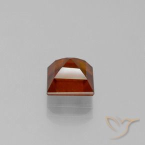 granada hessonita Laranja escuro Natural 2.13ct, Quadrado, VS-SI