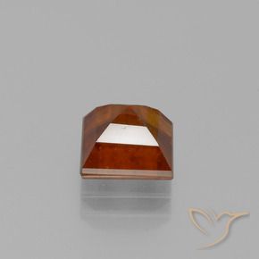 granada hessonita Laranja Profundo Natural 2.19ct, Quadrado, VS-SI
