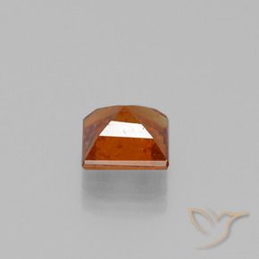 granada hessonita fogo laranja Natural 2.00ct, Quadrado, SI