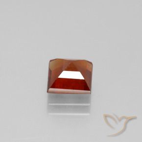 granada hessonita fogo laranja Natural 1.97ct, Quadrado, VS-SI