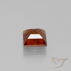 granada hessonita Laranja Profundo Natural 1.64ct, Quadrado, VS-SI