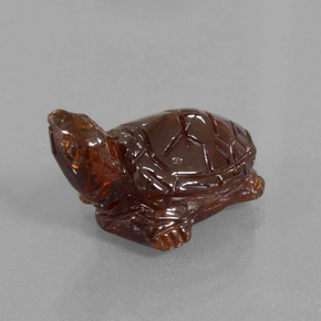 Granada hessonita laranja natural 12,27ct, forma extravagante, translúcido