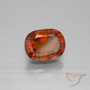 granada hessonita Laranja escuro Natural 2.32ct, Almofada, VS-SI