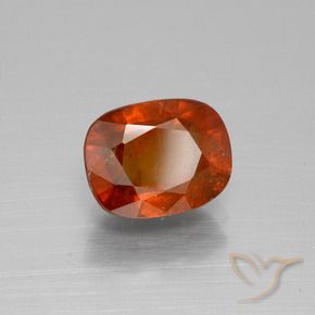 granada hessonita fogo laranja Natural 2.80ct, Almofada, SI