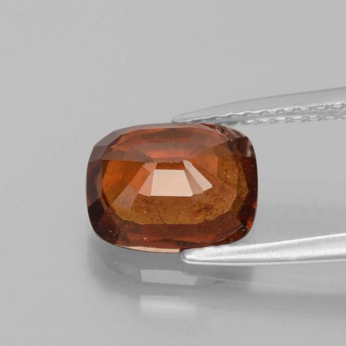 granada hessonita Laranja Médio Natural 2.67ct, Almofada, VS-SI