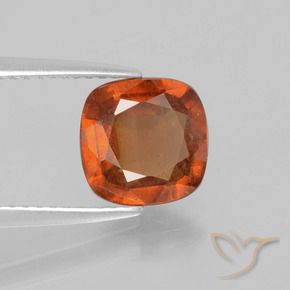 granada hessonita fogo laranja Natural 1.96ct, Almofada, VS-SI