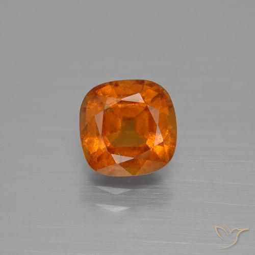 1.89ct Natural Laranja Médio granada hessonita, Almofada, VS-SI