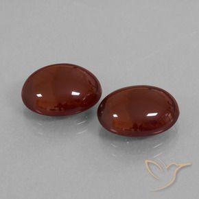 Pedras preciosas de granada hessonita Pecan Brown natural de 12.30 ct, oval, Translúcido
