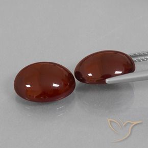 Pedras preciosas de granada hessonita Pecan Brown natural de 12.30 ct, oval, Translúcido