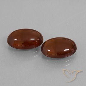 Pedras preciosas de granada hessonita Marrom Quente natural de 10.35 ct, oval, Translúcido