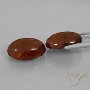 Pedras preciosas de granada hessonita Marrom Quente natural de 10.35 ct, oval, Translúcido