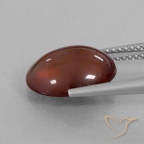 granada hessonita Marrom Quente Natural 5.35ct, oval, Translúcido