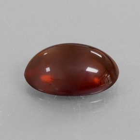 Granada Hessonita Laranja Natural 5.65ct, Corte Oval, Translúcido