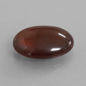 Granada hessonita laranja natural 9,81ct, corte oval, translúcido
