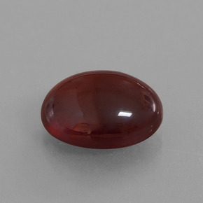 Granada hessonita laranja natural 9,13ct, corte oval, translúcido