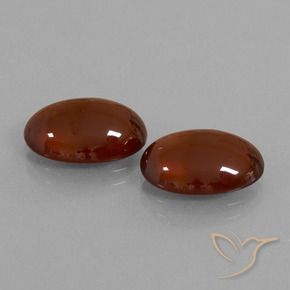 Pedras preciosas de granada hessonita Marrom Quente natural de 10.68 ct, oval, Translúcido