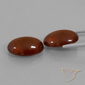 Pedras preciosas de granada hessonita Marrom Quente natural de 10.68 ct, oval, Translúcido