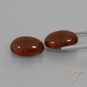 Pedras preciosas de granada hessonita Pecan Brown natural de 10.47 ct, oval, Translúcido