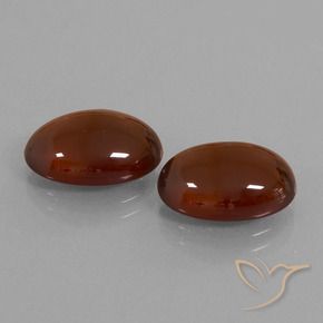 Pedras preciosas de granada hessonita Castanho médio-escuro natural de 12.02 ct, oval, Translúcido