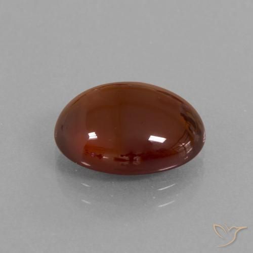 granada hessonita Castanho médio-escuro Natural 6.90ct, oval, Translúcido
