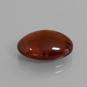 Granada Hessonita Laranja Natural 7.49ct, Corte Oval, Translúcido