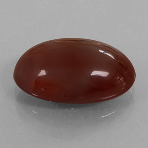 Granada hessonita laranja natural 8,24ct, corte oval, translúcido