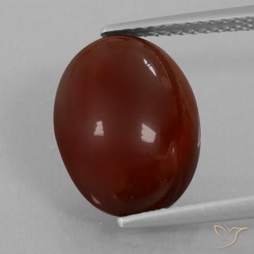 7.07ct Natural Pecan Brown granada hessonita, oval, Translúcido